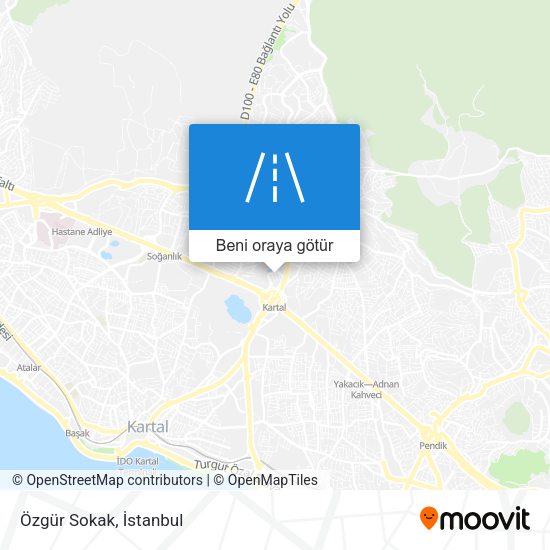 Özgür Sokak harita