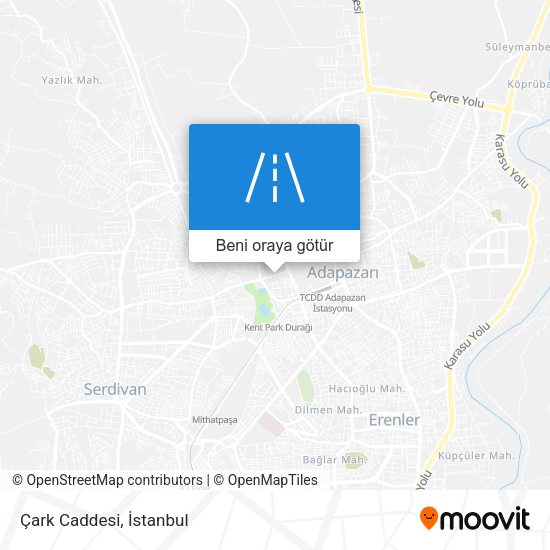 Çark Caddesi harita