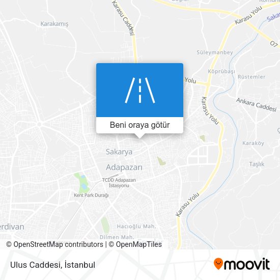 Ulus Caddesi harita