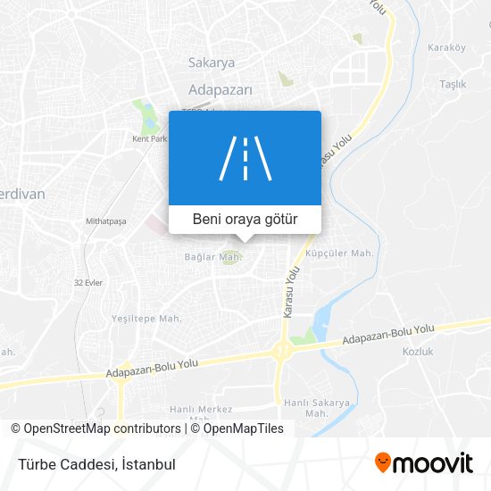 Türbe Caddesi harita