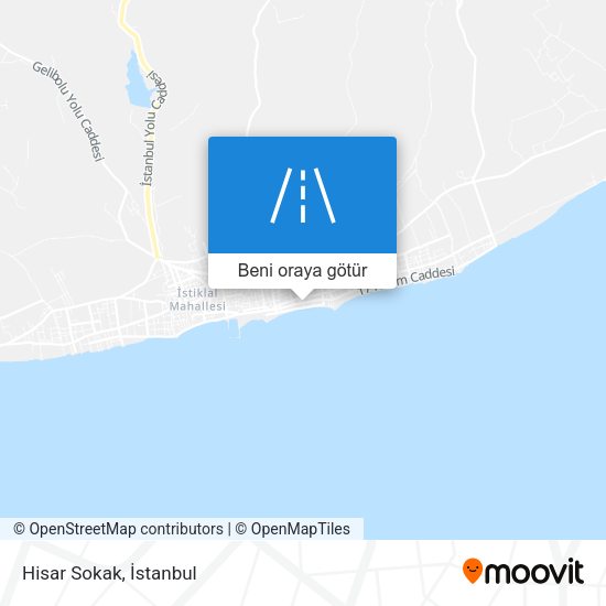 Hisar Sokak harita