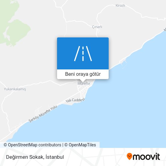 Değirmen Sokak harita
