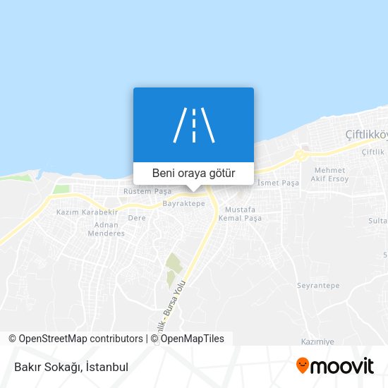 Bakır Sokağı harita