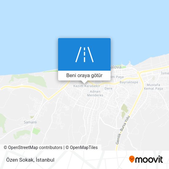 Özen Sokak harita