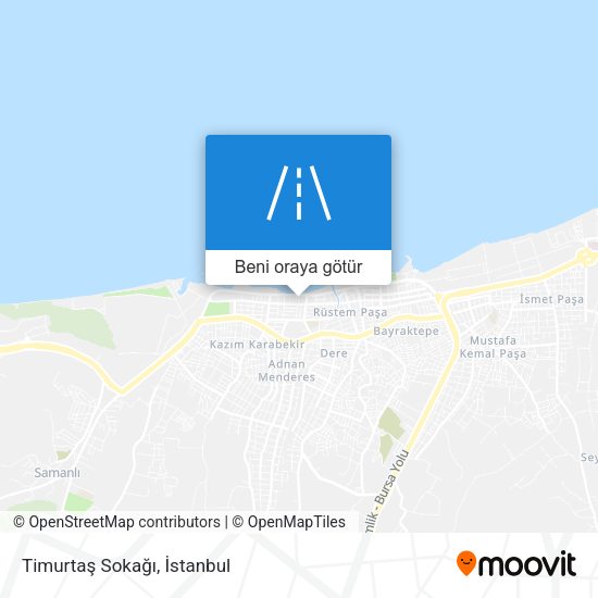Timurtaş Sokağı harita