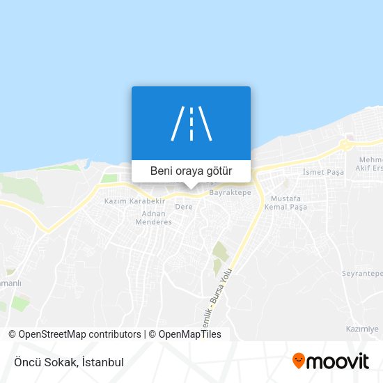 Öncü Sokak harita