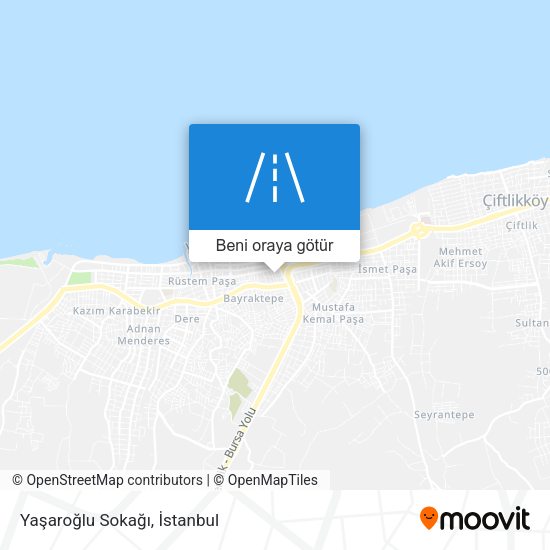 Yaşaroğlu Sokağı harita