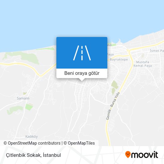 Çitlenbik Sokak harita