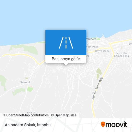 Acıbadem Sokak harita