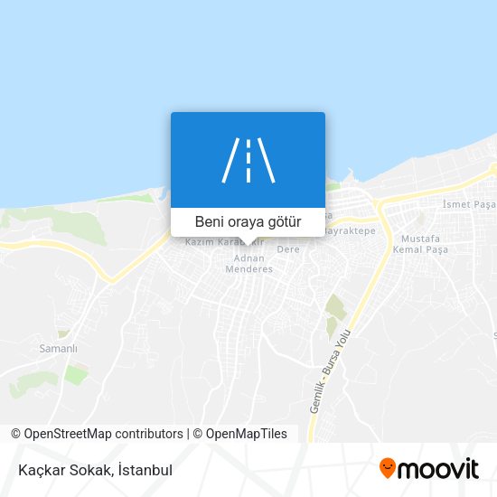 Kaçkar Sokak harita