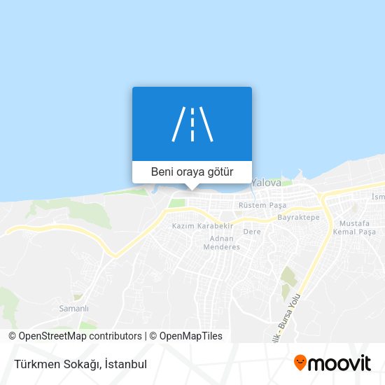 Türkmen Sokağı harita