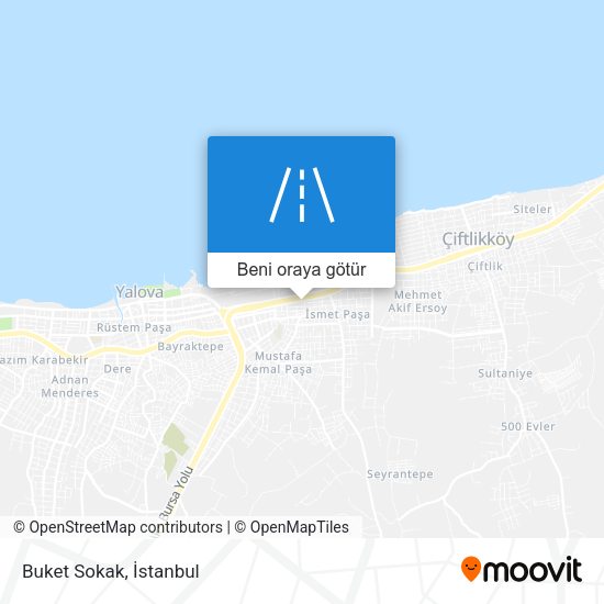 Buket Sokak harita