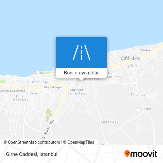 Girne Caddesi harita