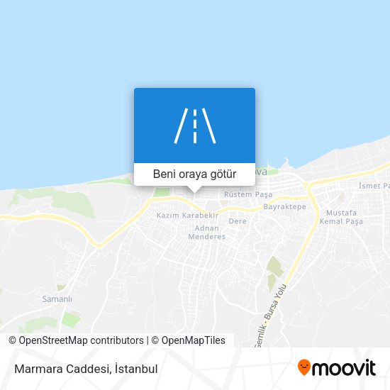 Marmara Caddesi harita
