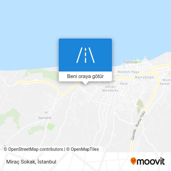 Miraç Sokak harita