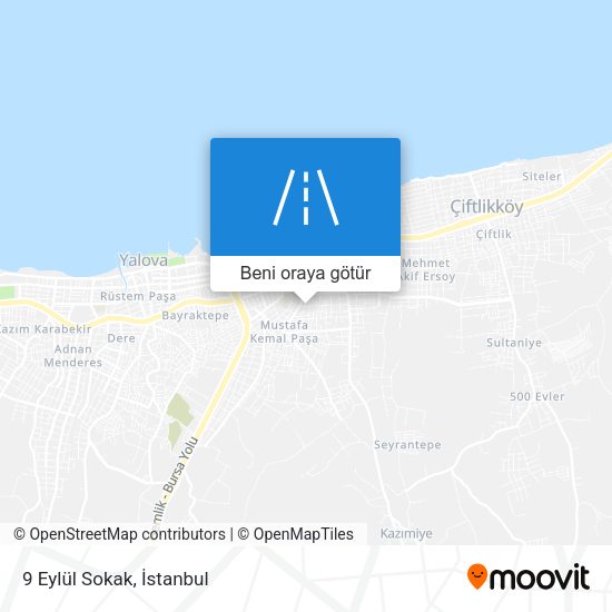 9 Eylül Sokak harita