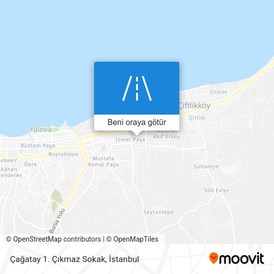 Çağatay 1. Çıkmaz Sokak harita