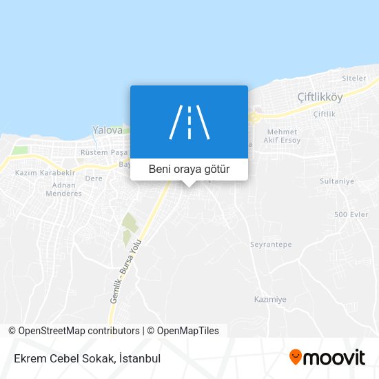 Ekrem Cebel Sokak harita