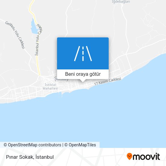 Pınar Sokak harita