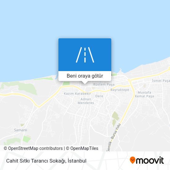 Cahit Sıtkı Tarancı Sokağı harita