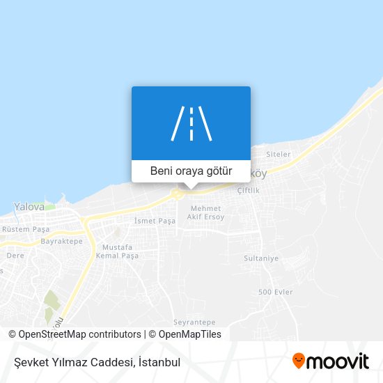 Şevket Yılmaz Caddesi harita