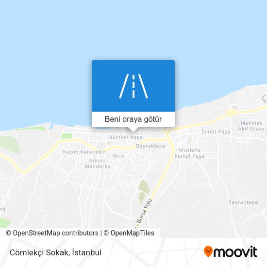 Cömlekçi Sokak harita
