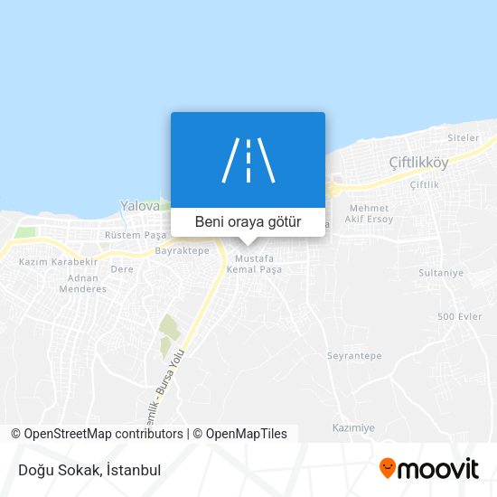 Doğu Sokak harita
