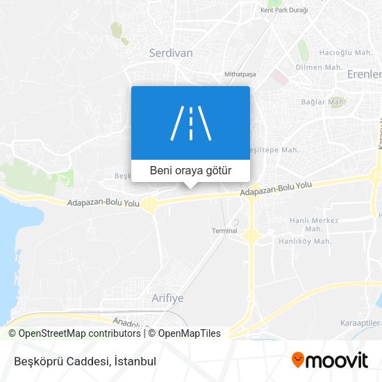 Beşköprü Caddesi harita