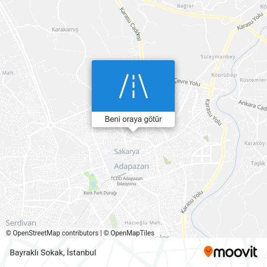 Bayraklı Sokak harita