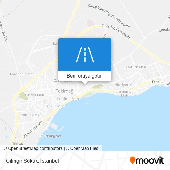 Çilingir Sokak harita