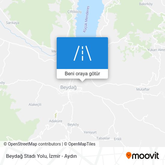 Beydağ Stadı Yolu harita