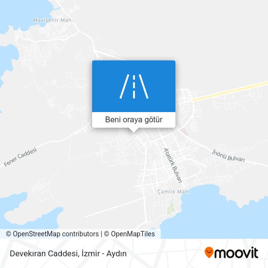 Devekıran Caddesi harita