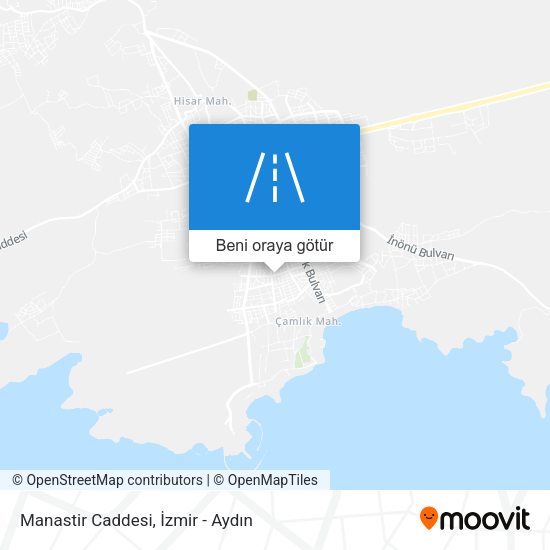 Manastir Caddesi harita