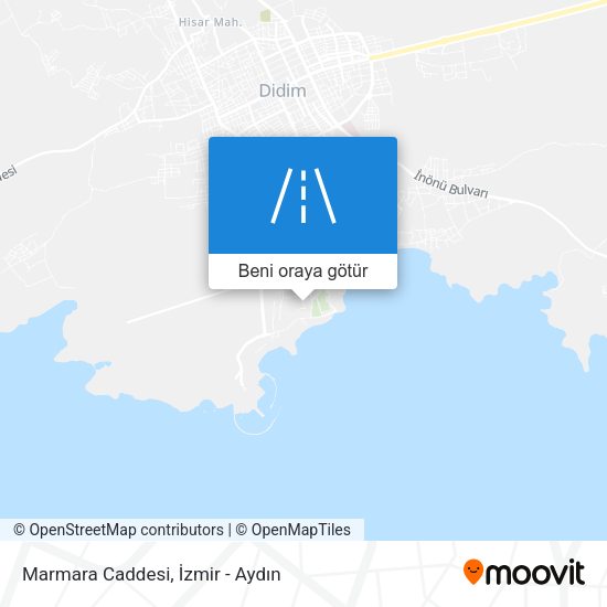 Marmara Caddesi harita
