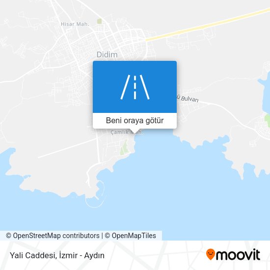 Yali Caddesi harita