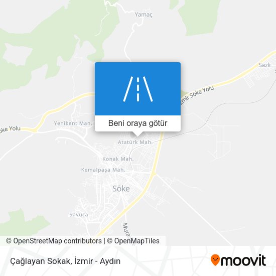 Çağlayan Sokak harita