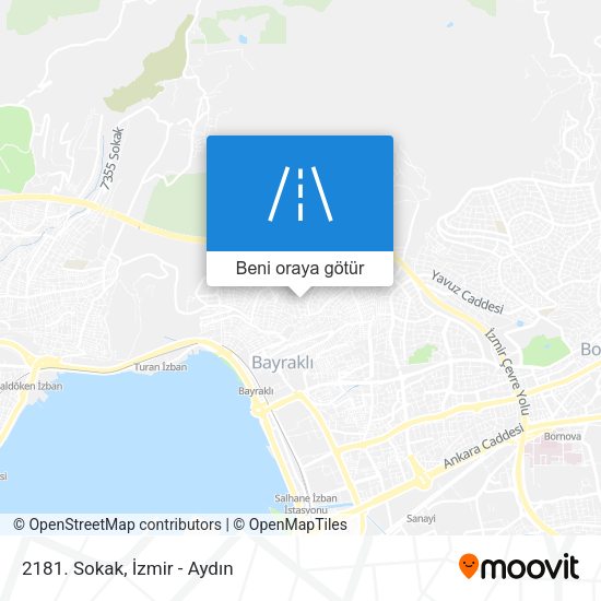 2181. Sokak harita