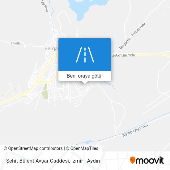 Şehit Bülent Avşar Caddesi harita