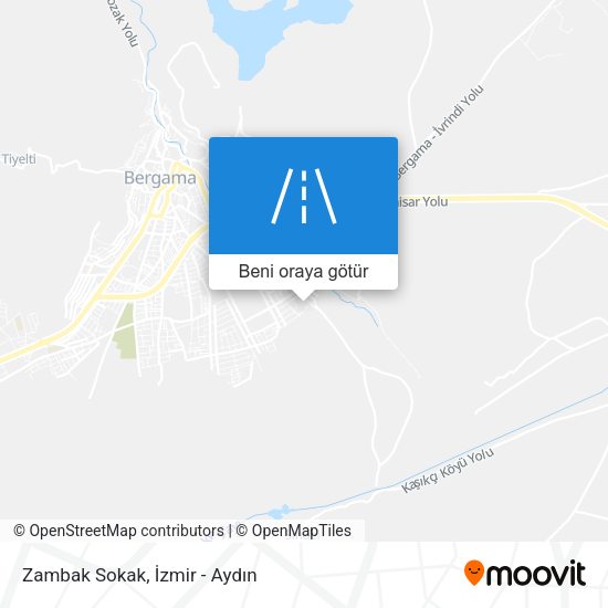 Zambak Sokak harita
