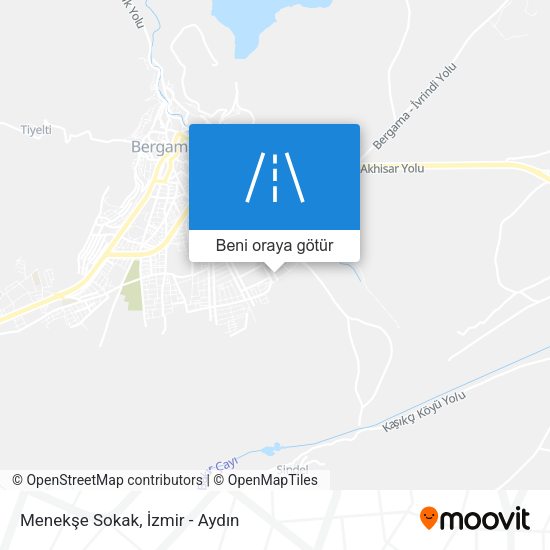 Menekşe Sokak harita
