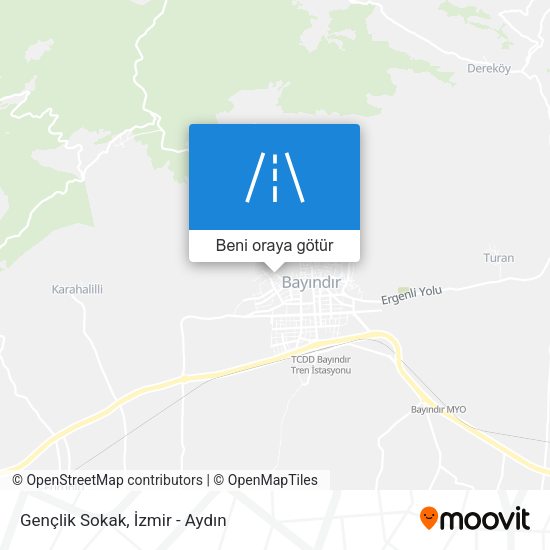 Gençlik Sokak harita