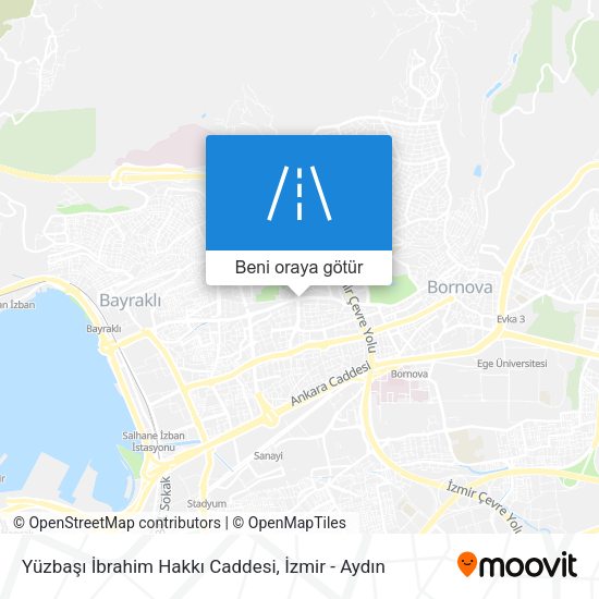 Yüzbaşı İbrahim Hakkı Caddesi harita