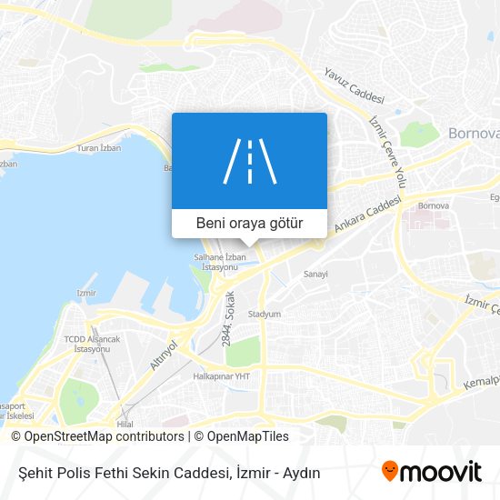 Şehit Polis Fethi Sekin Caddesi harita