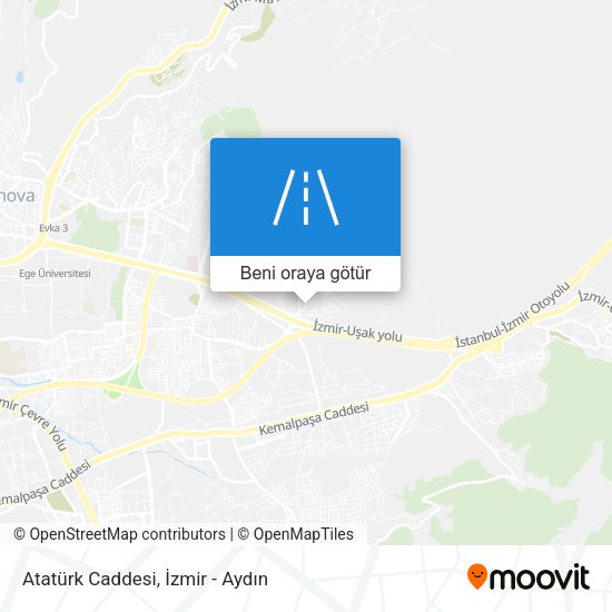 Atatürk Caddesi harita
