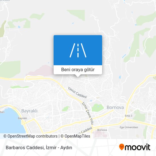 Barbaros Caddesi harita
