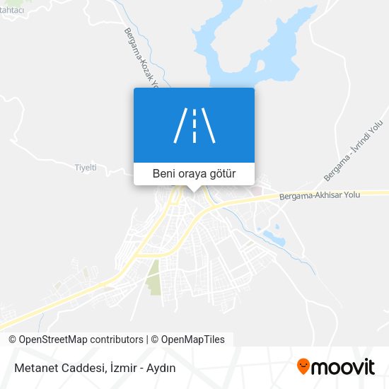Metanet Caddesi harita