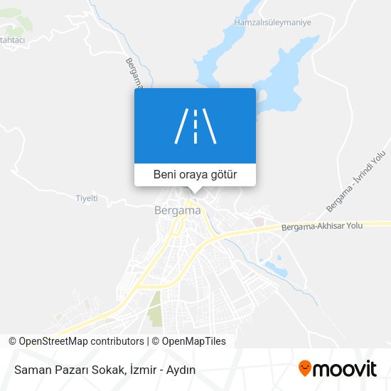 Saman Pazarı Sokak harita