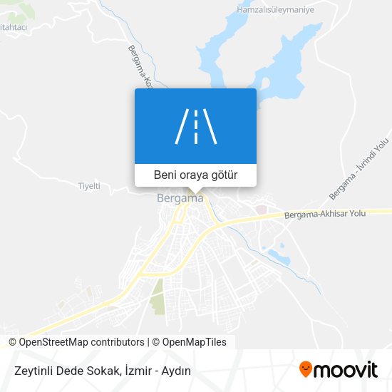 Zeytinli Dede Sokak harita