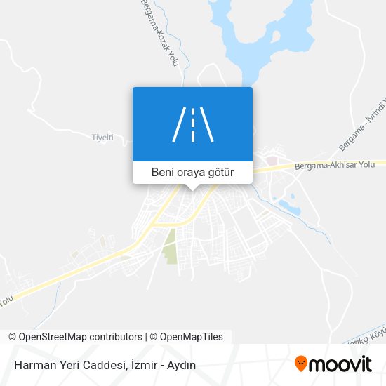 Harman Yeri Caddesi harita