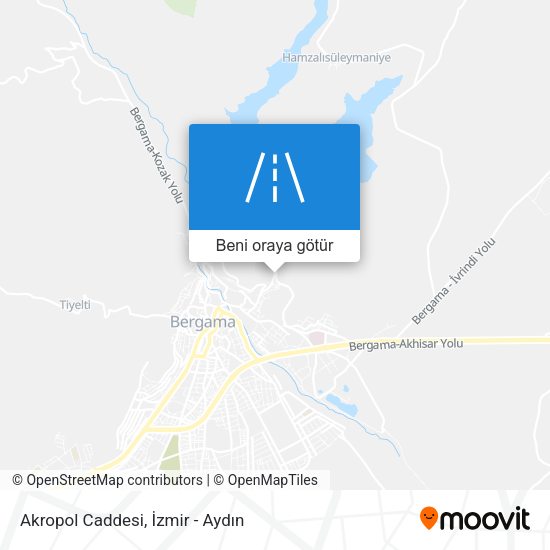 Akropol Caddesi harita